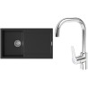 Set StrongSinks S3 (drez Zala 860 Čierna + batéria Garonne Chróm)