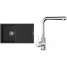 Set StrongSinks S3 (drez Zala 860 Čierna + batéria Stréva Chróm)