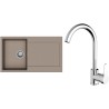 Set StrongSinks S3 (drez Zala 860 Béžová + batéria Seina Chróm)