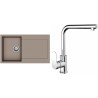 Set StrongSinks S3 (drez Zala 860 Béžová + batéria Stréva Chróm)