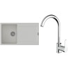 Set StrongSinks S3 (drez Zala 860 Biela + batéria Seina Chróm)