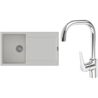 Set StrongSinks S3 (drez Zala 860 Biela + batéria Garonne Chróm)