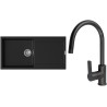 Set StrongSinks S3 (drez Zala 1000 Čierna + batéria Loira Čierna matná)