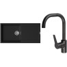 Set StrongSinks S3 (drez Zala 1000 Čierna + batéria Garonne Čierna matná)