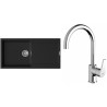 Set StrongSinks S3 (drez Zala 1000 Čierna + batéria Rhona Chróm)