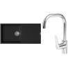Set StrongSinks S3 (drez Zala 1000 Čierna + batéria Garonne Chróm)