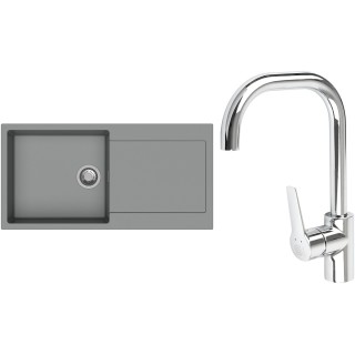 Set StrongSinks S3 (drez Zala 1000 Sivá + batéria Garonne Chróm)