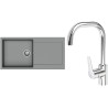 Set StrongSinks S3 (drez Zala 1000 Sivá + batéria Garonne Chróm)