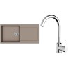 Set StrongSinks S3 (drez Zala 1000 Béžová + batéria Seina Chróm)