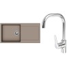 Set StrongSinks S3 (drez Zala 1000 Béžová + batéria Garonne Chróm)