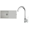 Set StrongSinks S3 (drez Zala 1000 Biela + batéria Seina Chróm)