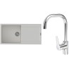 Set StrongSinks S3 (drez Zala 1000 Biela + batéria Garonne Chróm)