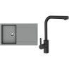 Set StrongSinks S3 (drez Zala 860 Sivá + batéria Ipoly Čierna matná)