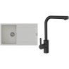 Set StrongSinks S3 (drez Zala 860 Biela + batéria Ipoly Čierna matná)