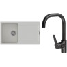 Set StrongSinks S3 (drez Zala 860 Biela + batéria Garonne Čierna matná)