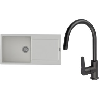 Set StrongSinks S3 (drez Zala 1000 Biela + batéria Loira Čierna matná)