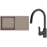 Set StrongSinks S3 (drez Zala 1000 Béžová + batéria Loira Čierna matná)