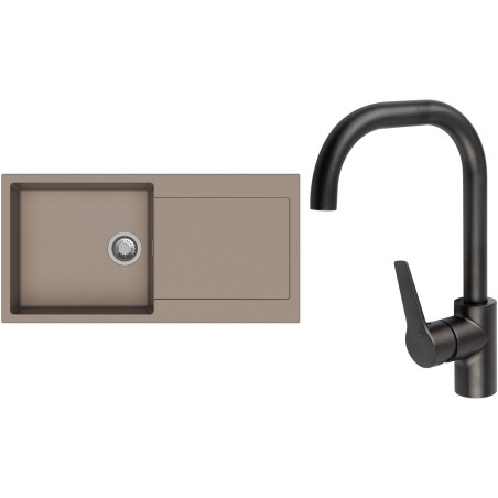 Set StrongSinks S3 (drez Zala 1000 Béžová + batéria Garonne Čierna matná)