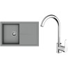 Set StrongSinks S3 (drez Labe 780 Sivá + batéria Seina Chróm)