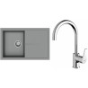 Set StrongSinks S3 (drez Labe 780 Sivá + batéria Rhona Chróm)