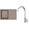 Set StrongSinks S3 (drez Labe 780 Béžová + batéria Seina Chróm)