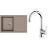 Set StrongSinks S3 (drez Labe 780 Béžová + batéria Rhona Chróm)