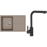 Set StrongSinks S3 (drez Labe 780 Béžová + batéria Ipoly Čierna matná)