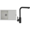 Set StrongSinks S3 (drez Labe 780 Biela + batéria Ipoly Čierna matná)