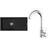 Set StrongSinks S3 (drez Labe 1000 Čierna + batéria Seina Chróm)