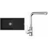 Set StrongSinks S3 (drez Labe 1000 Čierna + batéria Stréva Chróm)