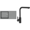 Set StrongSinks S3 (drez Labe 1000 Sivá + batéria Ipoly Čierna matná)