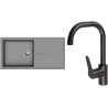 Set StrongSinks S3 (drez Labe 1000 Sivá + batéria Garonne Čierna matná)
