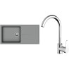 Set StrongSinks S3 (drez Labe 1000 Sivá + batéria Seina Chróm)