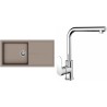 Set StrongSinks S3 (drez Labe 1000 Béžová + batéria Stréva Chróm)