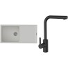 Set StrongSinks S3 (drez Labe 1000 Biela + batéria Ipoly Čierna matná)