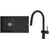 Set StrongSinks S3 (drez Zala 860 Čierna + batéria Neris Čierna matná)