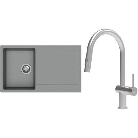 Set StrongSinks S3 (drez Zala 860 Sivá + batéria Neris Celonerez)