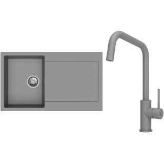 Set StrongSinks S3 (drez Zala 860 Sivá + batéria Arda Sivá)