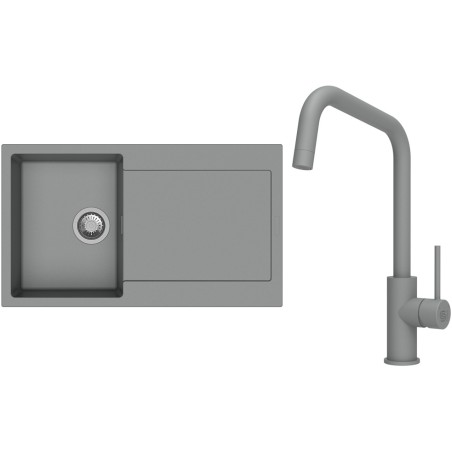 Set StrongSinks S3 (drez Zala 860 Sivá + batéria Arda Sivá)