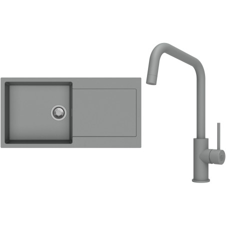 Set StrongSinks S3 (drez Zala 1000 Sivá + batéria Arda Sivá)