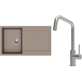 Set StrongSinks S3 (drez Zala 860 Béžová + batéria Arda Nerez)