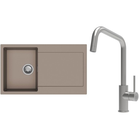 Set StrongSinks S3 (drez Zala 860 Béžová + batéria Arda Nerez)