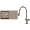 Set StrongSinks S3 (drez Zala 1000 Béžová + batéria Neris Béžová, nerezová koncovka)