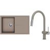 Set StrongSinks S3 (drez Labe 780 Béžová + batéria Neris Béžová, nerezová koncovka)