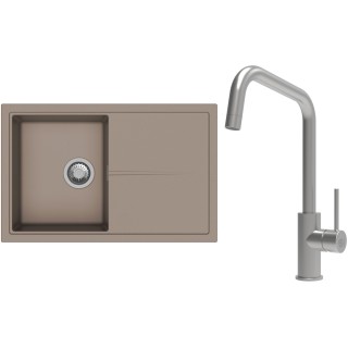 Set StrongSinks S3 (drez Labe 780 Béžová + batéria Arda Nerez)