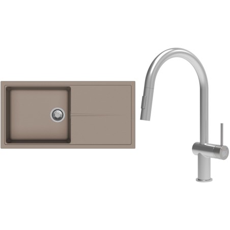 Set StrongSinks S3 (drez Labe 1000 Béžová + batéria Neris Celonerez)