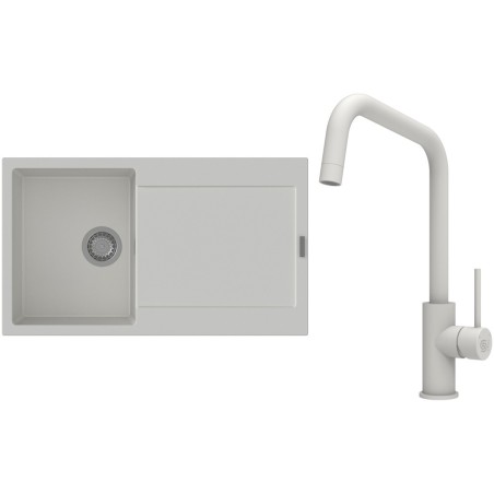Set StrongSinks S3 (drez Zala 860 Biela + batéria Arda Biela)