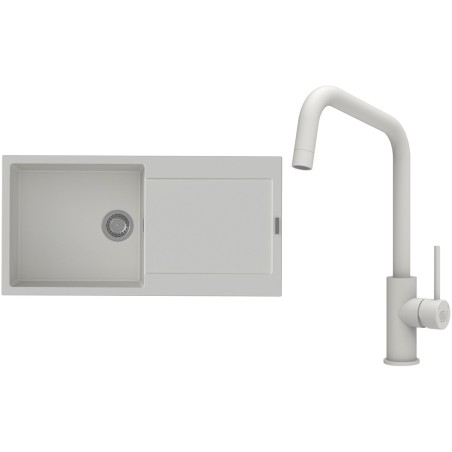 Set StrongSinks S3 (drez Zala 1000 Biela + batéria Arda Biela)