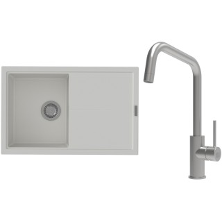 Set StrongSinks S3 (drez Labe 780 Biela + batéria Arda Nerez)