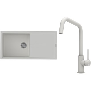 Set StrongSinks S3 (drez Labe 1000 Biela + batéria Arda Biela)